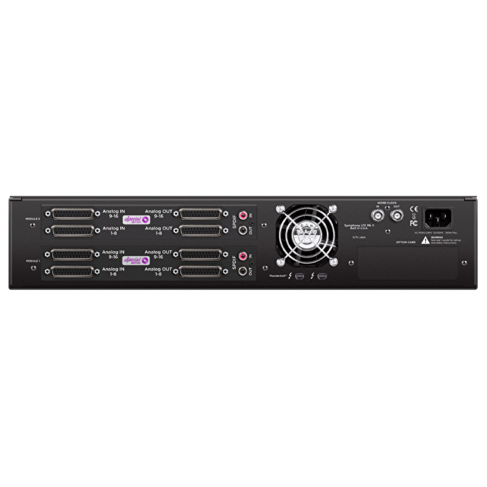 APOGEE SYM2-32X32SE Thunderbolt Ses Kartı 2 Adet 16X16 Line I/O Modülü (4 DB25 Connectors, SPDIF)