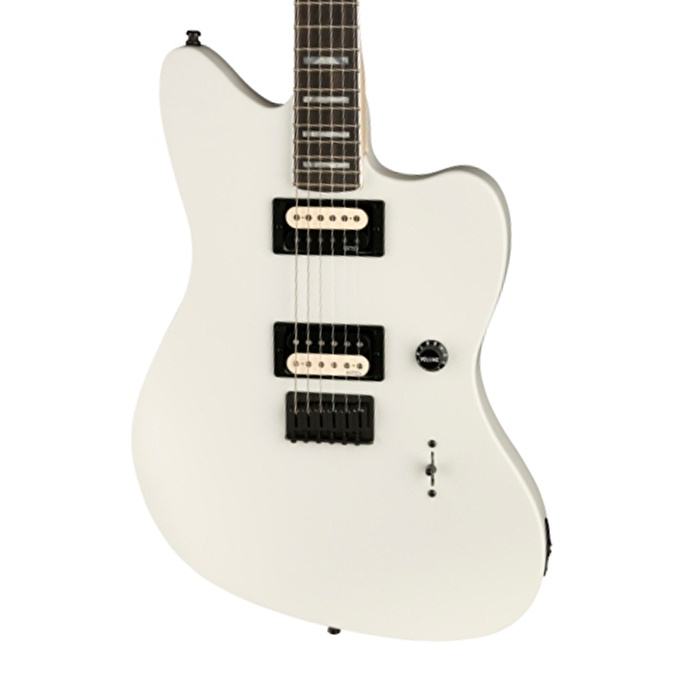 Fender Jim Root Jazzmaster V4 Abanoz Klavye Flat White Elektro Gitar