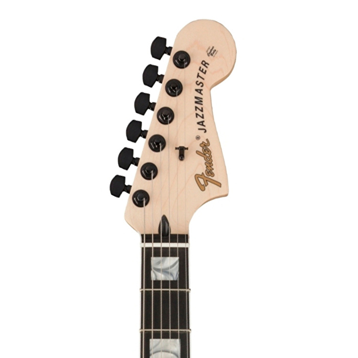 Fender Jim Root Jazzmaster V4 Abanoz Klavye Flat White Elektro Gitar