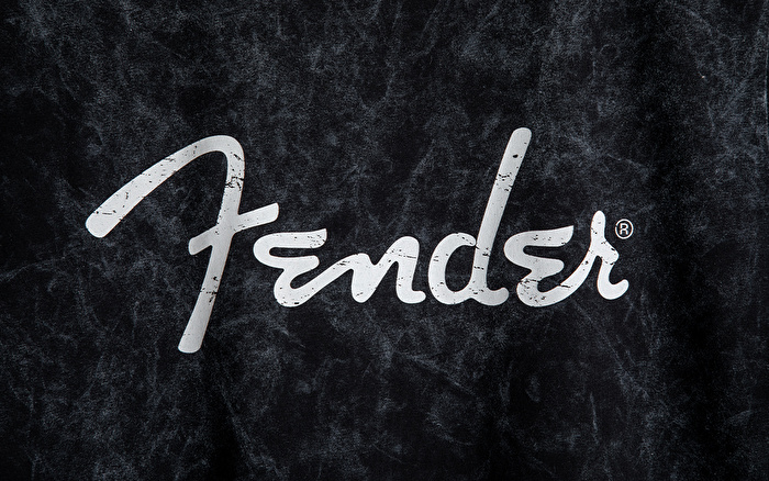 FENDER® Spaghetti Logo Tie-Dye Siyah T-Shirt