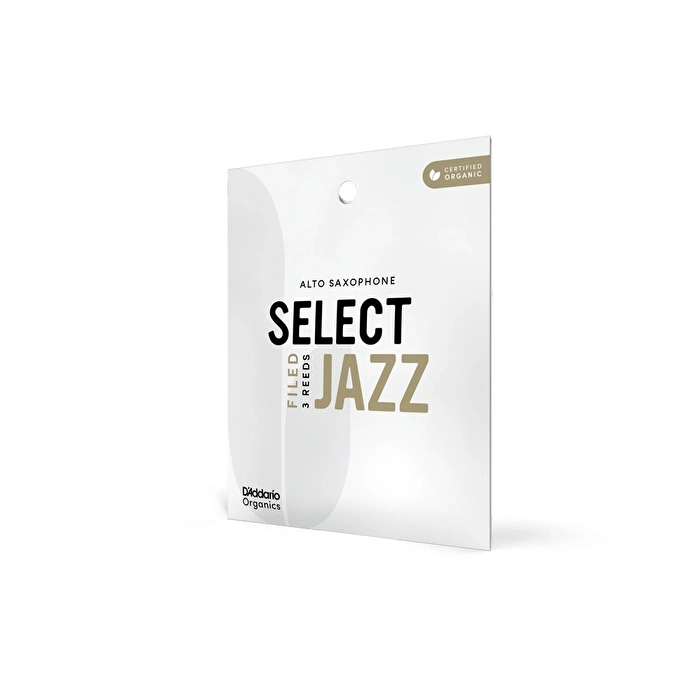 DADDARIO ORSF03ASX2M ORGANIC SELECT JAZZ FILED Alto Saksafon Kamışı No:2M - 3'lü Kutu