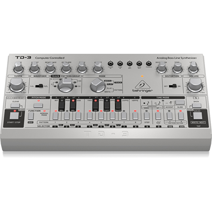 BEHRINGER TD-3-SR Analog Bass Line Synthesizer (Gri)