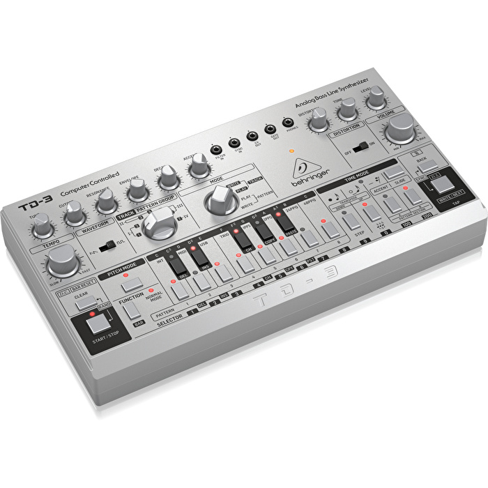BEHRINGER TD-3-SR Analog Bass Line Synthesizer (Gri)
