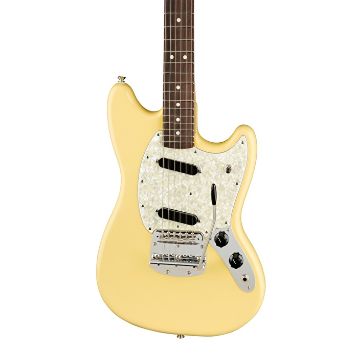 Fender American Performer Mustang Gülağacı Klavye Vintage White Elektro Gitar