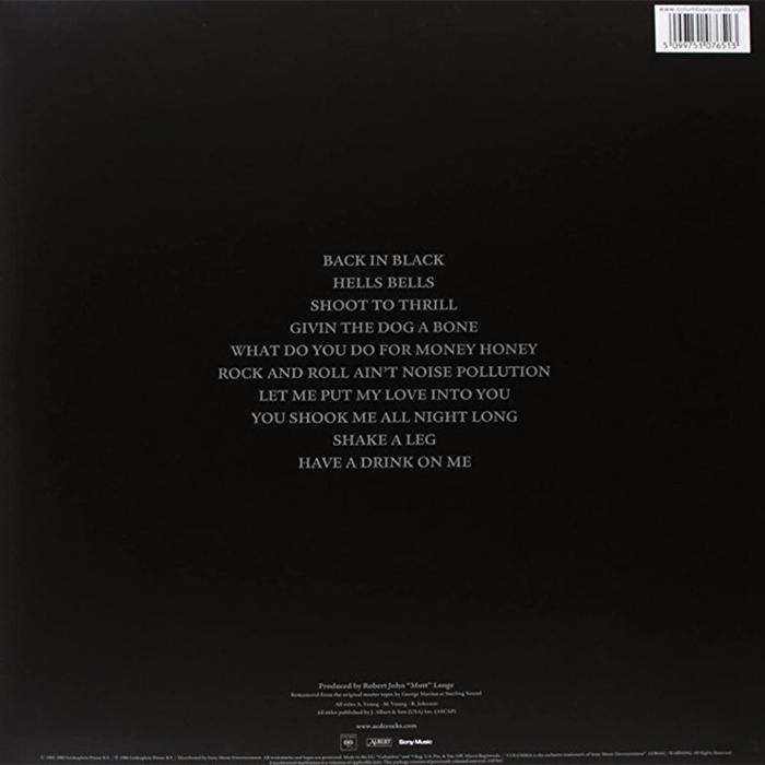 AC/DC – Back In Black (2009 Remastered)