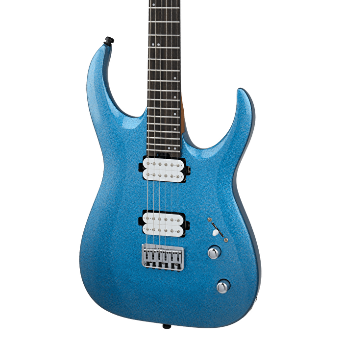 Jackson Pro Misha Mansoor Juggernaut HT6 Abanoz Klavye Blue Sparkle Elektro Gitar