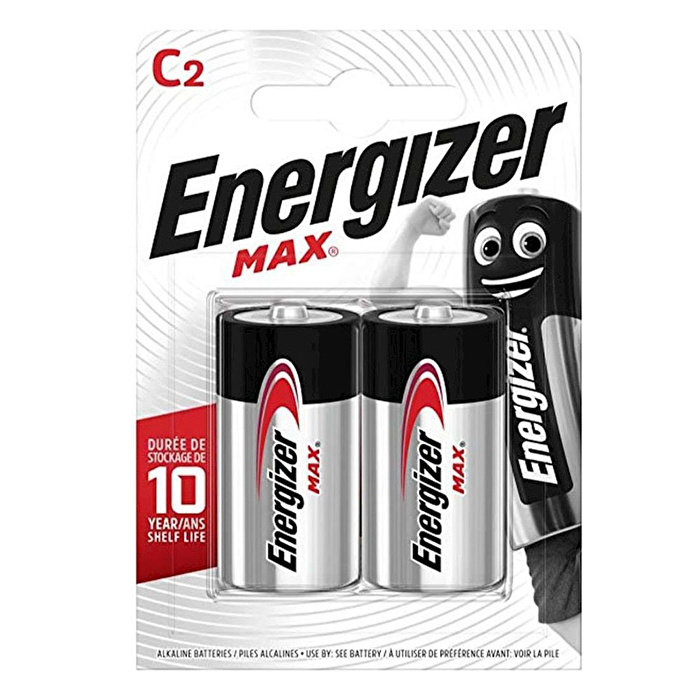 Energizer Max Alkaline C BP2 Pil