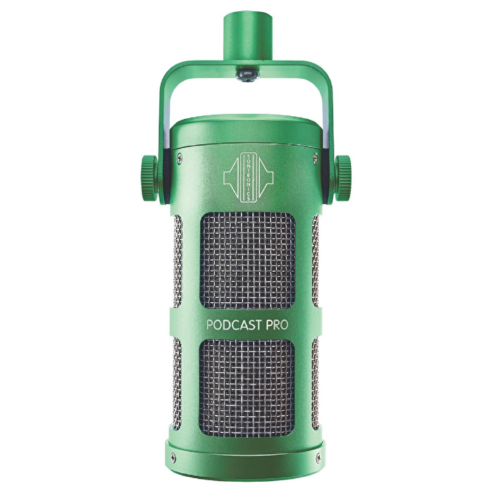 SONTRONICS Podcast Pro Yeşil Dinamik Mikrofon