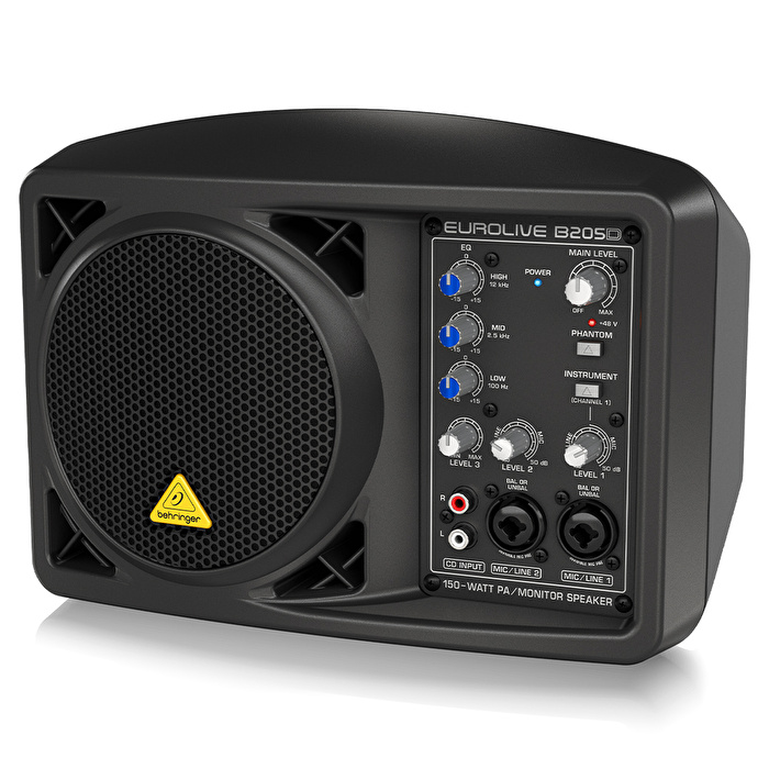BEHRINGER EUROLIVE B205D Ultra-Kompakt 150 W PA/Monitör