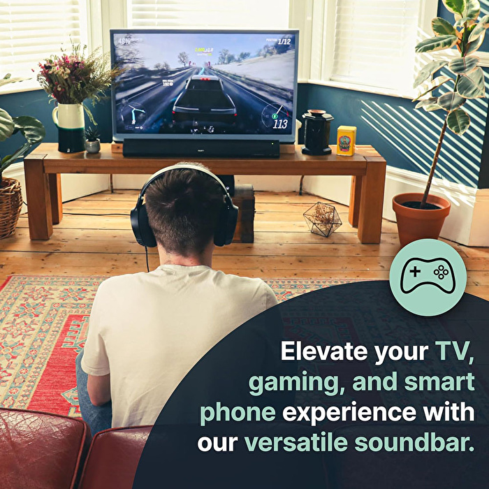 MAJORITY Snowdon TV Soundbar Beyaz (120W, Dahili Subwoofer)
