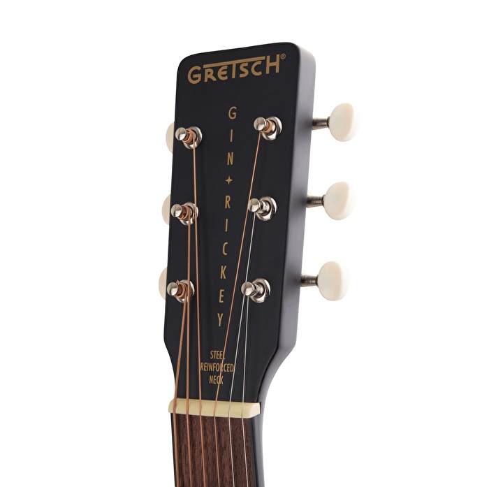 Gretsch G9520E Gin Rickey Ceviz Klavye Siyah Elektro Akustik Gitar