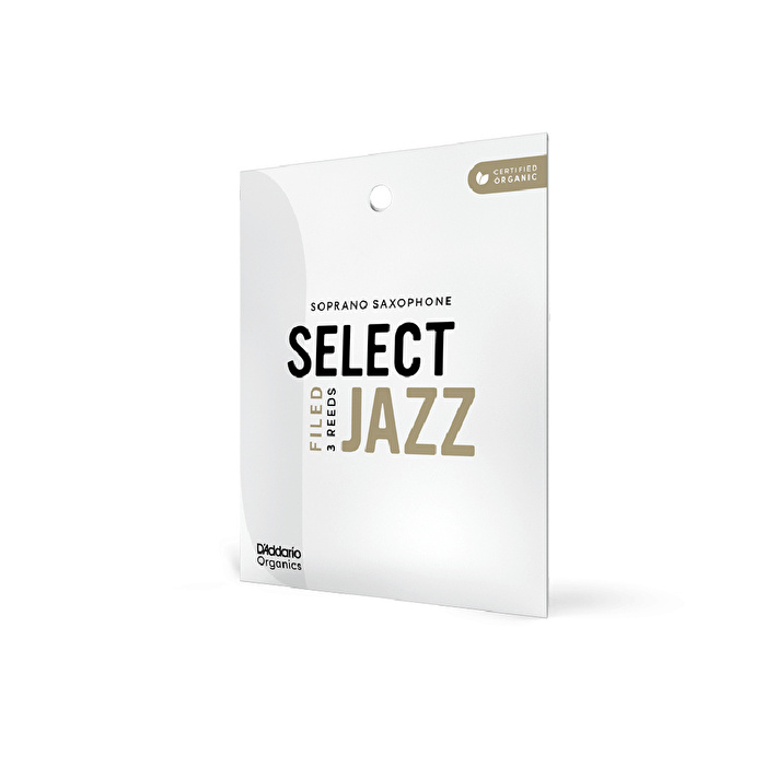 DADDARIO ORSF03SSX2S ORGANIC SELECT JAZZ FILED Soprano Saksafon Kamışı No:2S - 3'lü Kutu