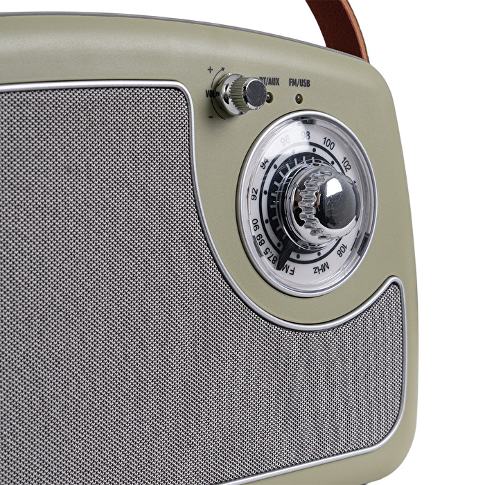 KOZMOS FB-R902-GREEN Retro Radyo ve Bluetooth Hoparlör