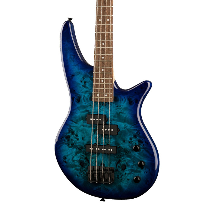 Jackson JS Serisi Spectra Bass JS2P Laurel Klavye Blue Burst Bas Gitar