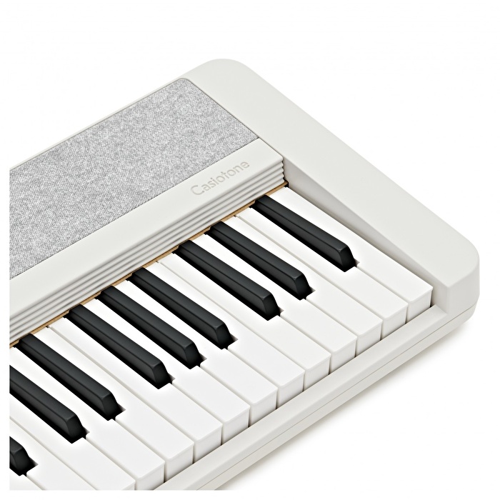 CASIOTONE CT-S1-76WE 76 Tuş Piyano Stili Hassasiyetli Standart Beyaz Org (Adaptör Dahil)