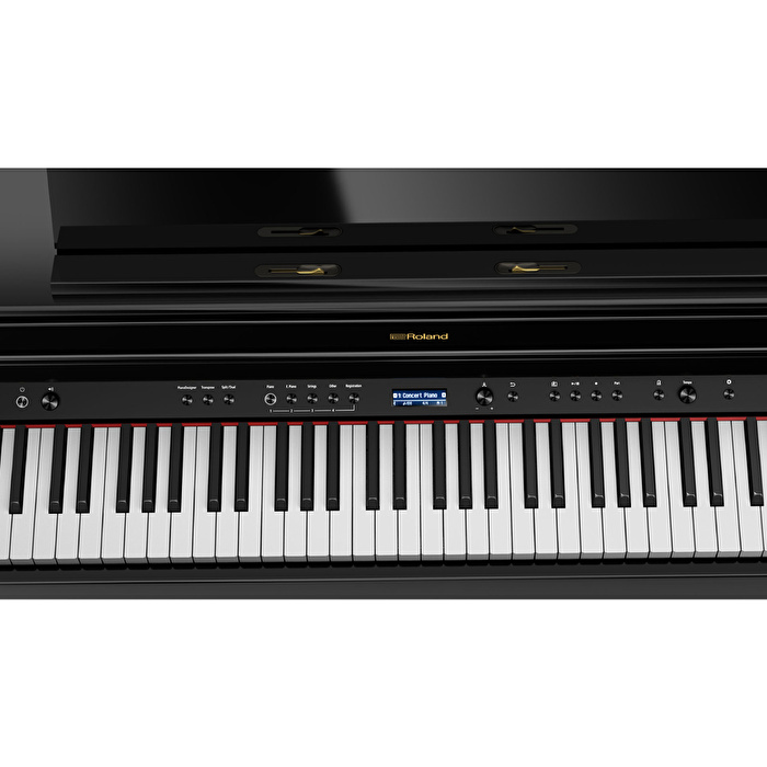 ROLAND HP704-CH Mat Siyah Dijital Piyano (Tabure & Kulaklık Hediyeli)