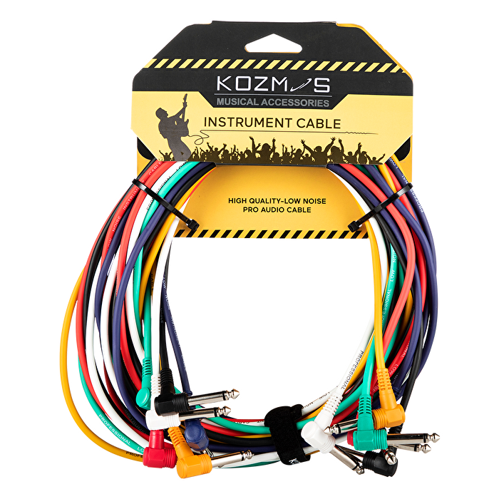 Kozmos KCL-334 3mt Bağlantı Kablosu (6lı set)