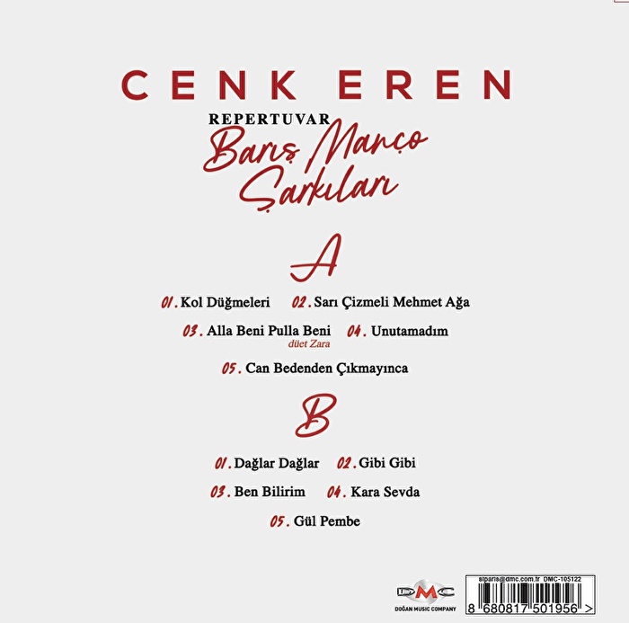 Cenk Eren – Repertuvar Barış Manço Şarkıları