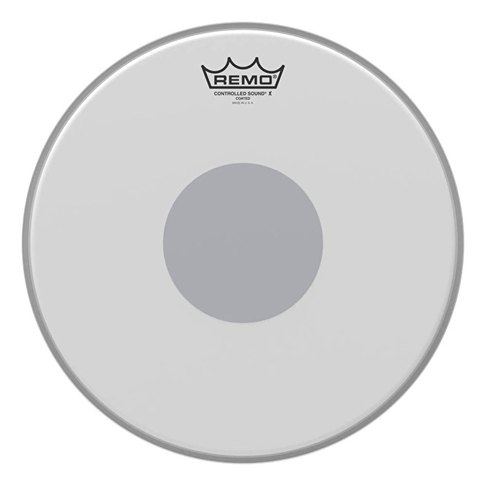 REMO CX‑0113‑10 – Controlled Sound® X  Coated Black Dot Kumlu 13″ Deri
