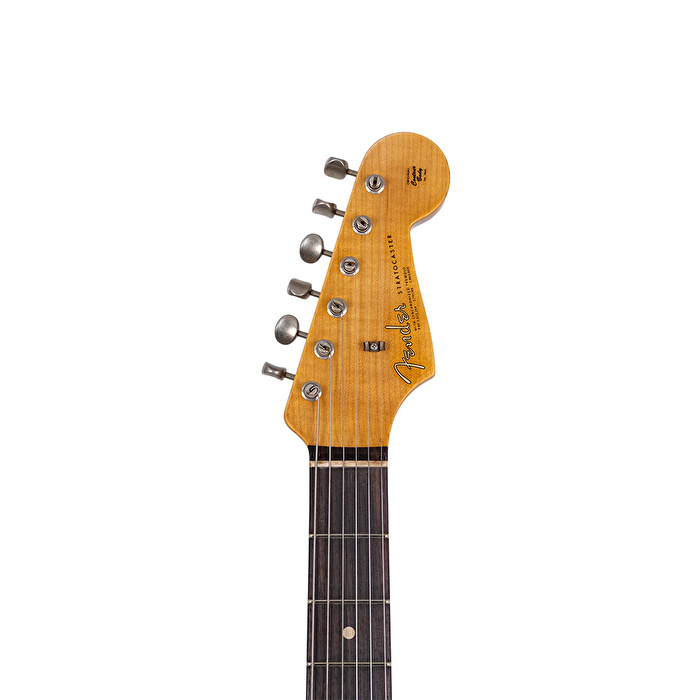 Fender Custom Shop Limited Edition 1963 Stratocaster Journeyman Relic Aged Candy Apple Red Elektro Gitar