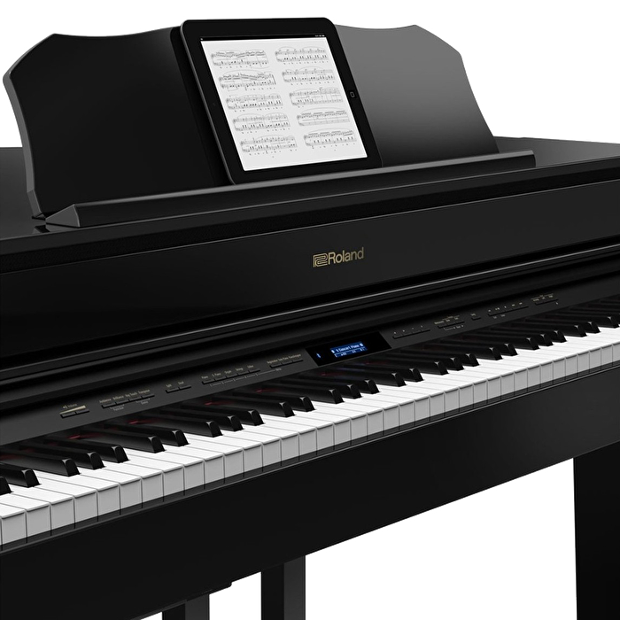 ROLAND GP607-PE Parlak Siyah Mini Kuyruklu Dijital Piyano
