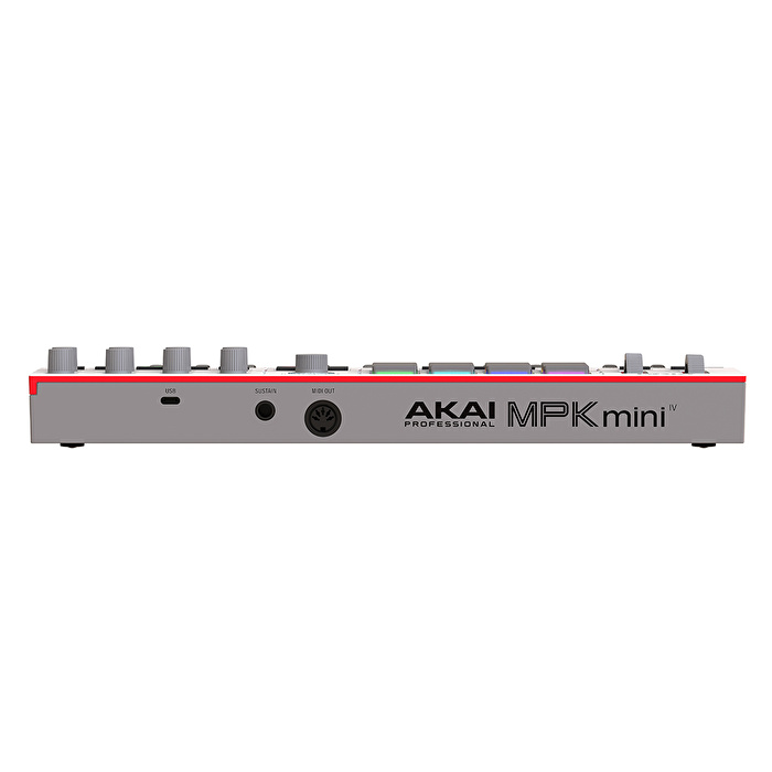 AKAI MPKMINI 4 Beyaz Müzik Prodüksiyonu 25 Mini Tuş MIDI Klavye