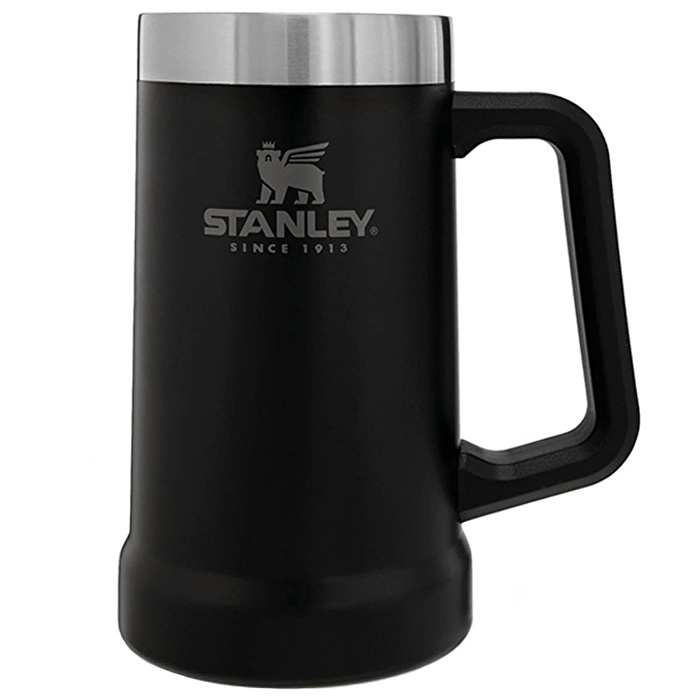STANLEY 0.7L Adventure Big Grip Beer Stein Siyah Bira Bardağı