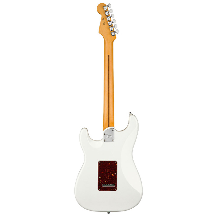 Fender American Ultra Stratocaster Gülağacı Klavye Arctic Pearl Elektro Gitar