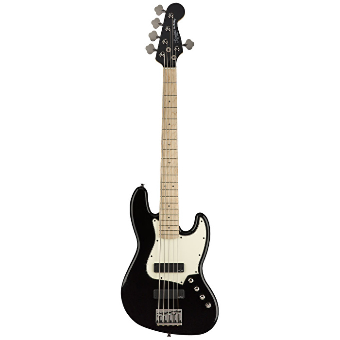 Squier Contemporary Active Jazz Bass V HH Akçaağaç Klavye Black 5 Telli Bas Gitar