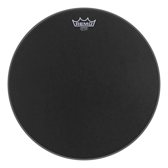 REMO BE-0816-ES - Remo Emperor Black Suede 16" Deri