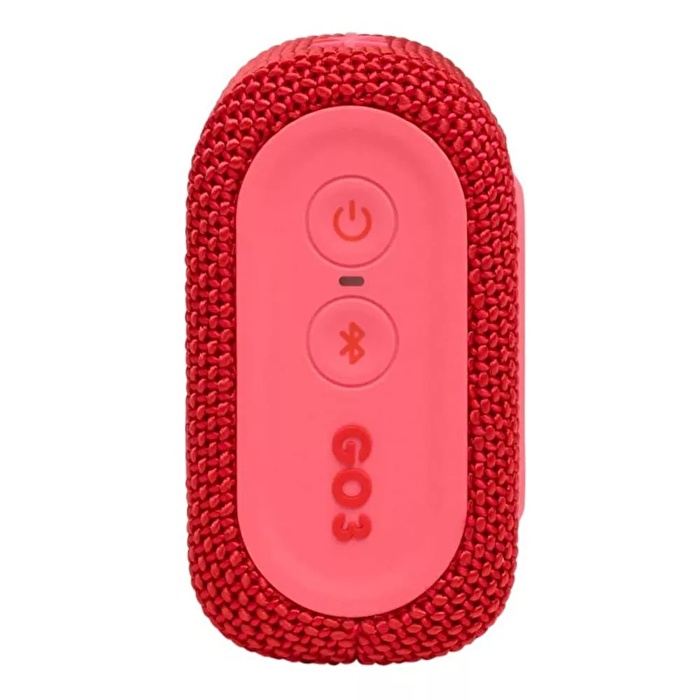 JBL Go3 Suya ve Toza Dayanıklı Kırmızı Bluetooth Hoparlör