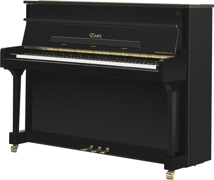 ESSEX EUP-111 E Parlak Siyah 111 CM Duvar Piyanosu
