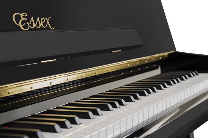 ESSEX EUP-111 E Parlak Siyah 111 CM Duvar Piyanosu