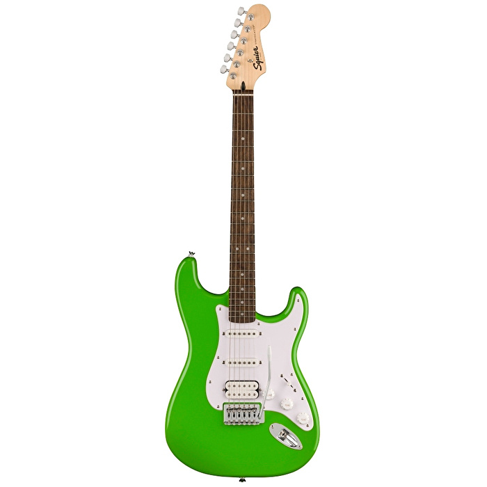 Squier FSR Sonic Stratocaster HSS Laurel Klavye WPG Lime Green Elektro Gitar