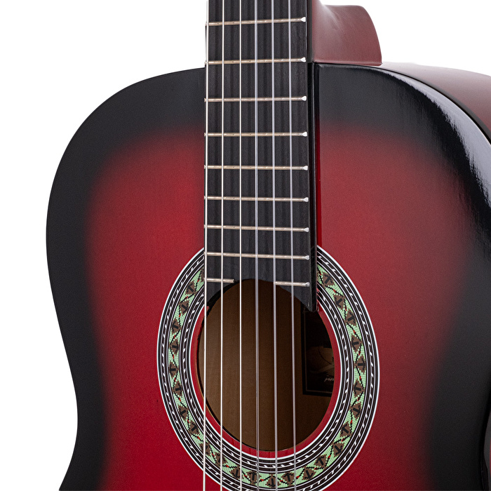 Barcelona LC 3900 RDS Kırmızı Sunburst Klasik Gitar