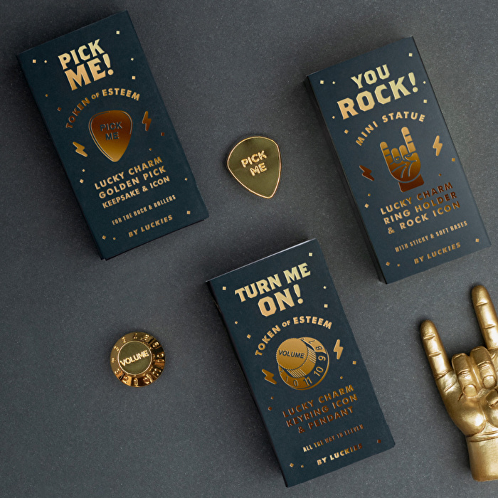 SUCK UK Turn Me On Gold Charm