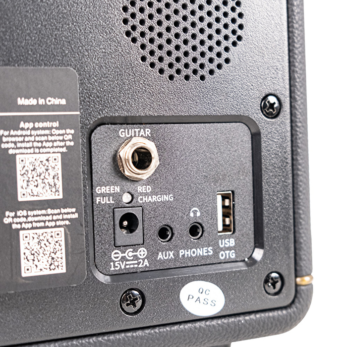 KOZMOS Blaze-30BK Uygulama ile Kontrol Edilebilen Elektro Gitar Amfisi ve Bluetooth Hoparlör