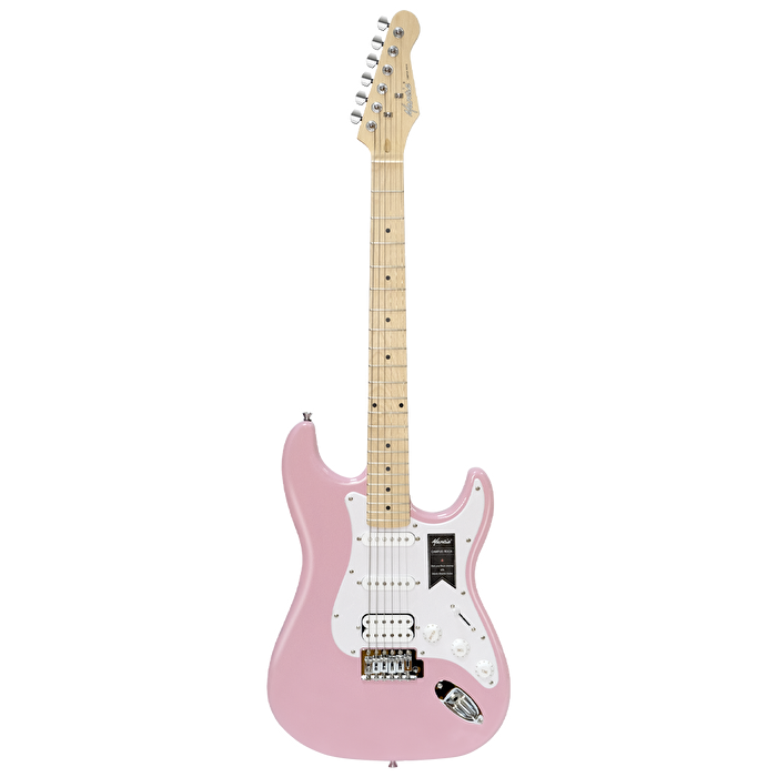Mantic MST100-HPK Aksesuarlı ve Amfili Pembe Elektro Gitar Paketi