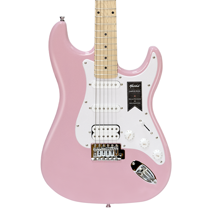 Mantic MST100-HPK Aksesuarlı ve Amfili Pembe Elektro Gitar Paketi