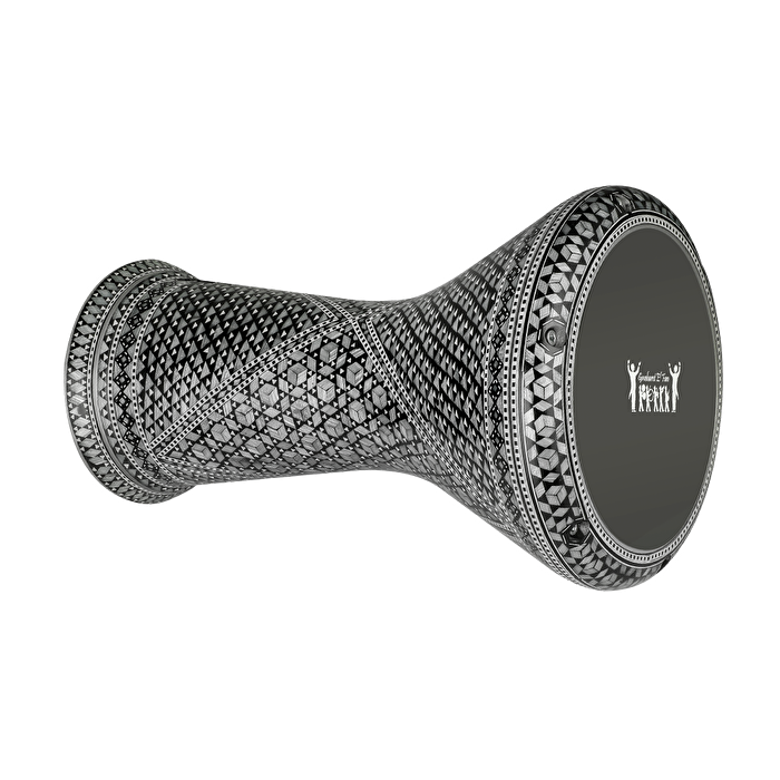 GEF ELFAN CD22-6601 İşlemeli Geleneksel Darbuka 22 cm