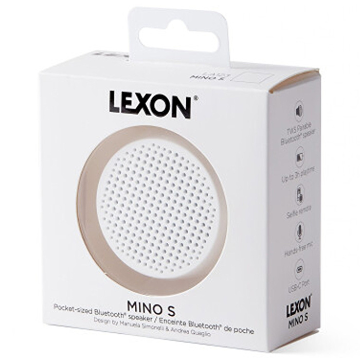 LEXON Mino S Bluetooth Hoparlör Beyaz