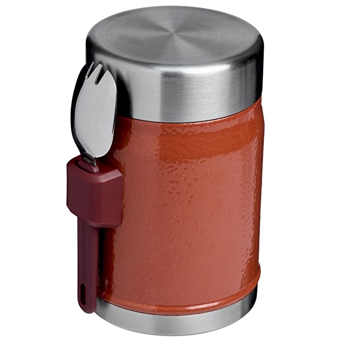 STANLEY The Legendary Food Jar + Spork .4L / 14oz Hammertone Clay