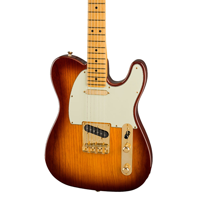 Fender 75th Anniversary Commemorative Telecaster Akçaağaç Klavye 2-Color Bourbon Burst Elektro Gitar