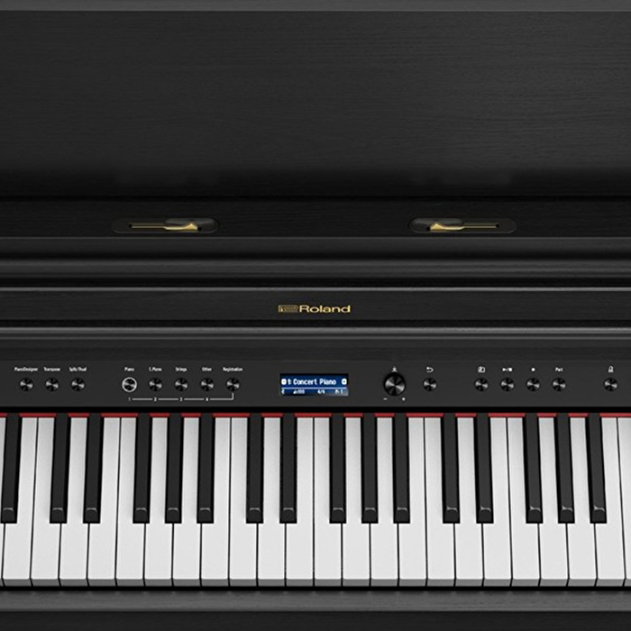 ROLAND HP704-CH Mat Siyah Dijital Piyano (Tabure & Kulaklık Hediyeli)