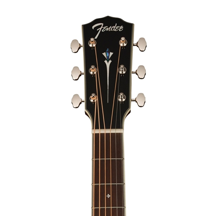 Fender PS-220E Paramount Parlor Ovangkol Klavye 3-Tone Vintage Sunburst Elektro Akustik Gitar