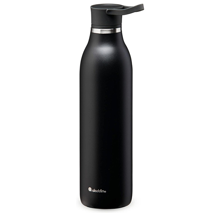 ALADDIN 0.6L CityLoop Thermavac™ eCycle Stainless Steel - Çelik Su Termosu - Siyah