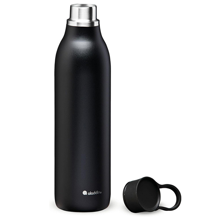 ALADDIN 0.6L CityLoop Thermavac™ eCycle Stainless Steel - Çelik Su Termosu - Siyah