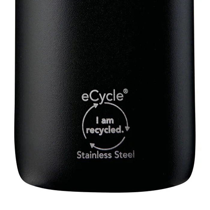 ALADDIN 0.6L CityLoop Thermavac™ eCycle Stainless Steel - Çelik Su Termosu - Siyah