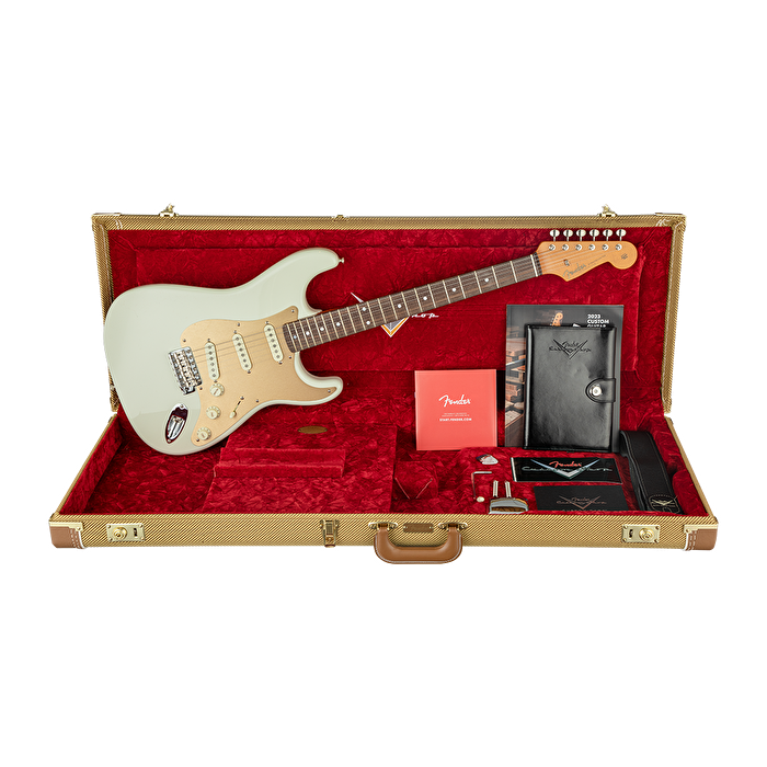 Fender Custom Shop Limited Roasted Strat Special NOS '55 Desert Tan Elektro Gitar