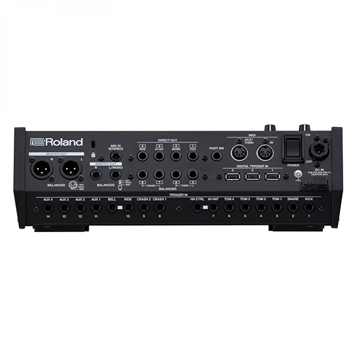 ROLAND VAD716 V-Drums Acoustic Design Gloss Ebony Elektronik Davul Seti